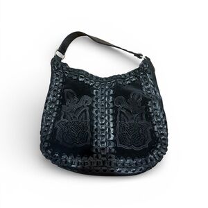 Lucky Brand Black Leather Shoulder Bag